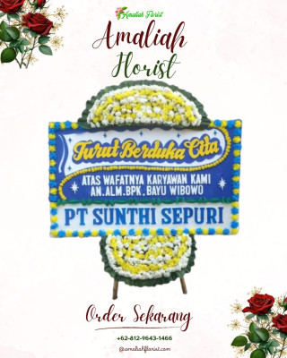 Papan Bunga Duka di Medan Petisah