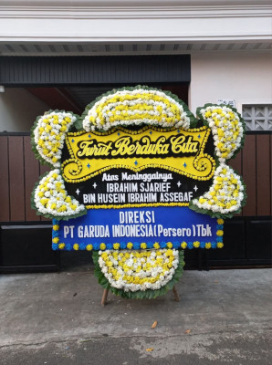 Papan Bunga Duka di Medan Petisah